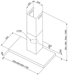 Вытяжка Смег KAT600HXE фото 2 в Краснодаре Вытяжка Smeg KAT600HXE фото 2 в Краснодаре