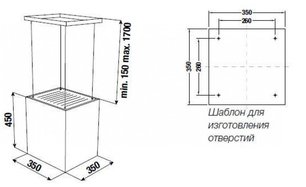 Островная вытяжка Kuppersbusch DI 3800.0 W4 Gold фото 2 в Краснодаре