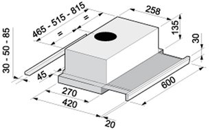 Встраиваемая вытяжка Кертинг KHP 6313 X фото 3 в Краснодаре Встраиваемая вытяжка Korting KHP 6313 X фото 3 в Краснодаре