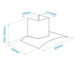 Вытяжка Зигмунд Штайн K 266.91 S фото 3 в Краснодаре Вытяжка Zigmund Shtain K 266.91 S фото 3 в Краснодаре
