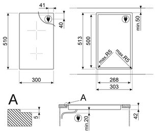 Варочная панель Smeg SE232TD1 фото 2 в Краснодаре