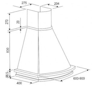 Вытяжка Куперсберг Daphne 90 B фото 2 в Краснодаре Вытяжка Kuppersberg Daphne 90 B фото 2 в Краснодаре