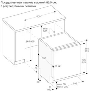 Встраиваемая посудомоечная машина Гаггенау DF271160F фото 2 в Краснодаре Встраиваемая посудомоечная машина Gaggenau DF271160F фото 2 в Краснодаре