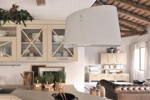 Вытяжка Falmec Mare isola 66 (450) (с системой E.ion) ECP white фото 2 в Краснодаре