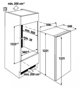 Встраиваемый холодильник Куперсбуш IKE 2480-1 фото 2 в Краснодаре Встраиваемый холодильник Kuppersbusch IKE 2480-1 фото 2 в Краснодаре