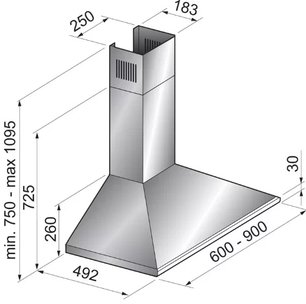 Вытяжка Зигмунд Штайн K 26.61 S фото 3 в Краснодаре Вытяжка Zigmund Shtain K 26.61 S фото 3 в Краснодаре