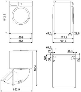 Стиральная машина Смег WM3T84RU фото 4 в Краснодаре Стиральная машина Smeg WM3T84RU фото 4 в Краснодаре