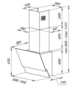 Вытяжка Куперсберг F 612 B фото 4 в Краснодаре Вытяжка Kuppersberg F 612 B фото 4 в Краснодаре