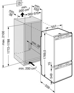 Холодильник Либхер ICB 31660 PremiumPlus BioFresh фото 3 в Краснодаре Холодильник Liebherr ICB 31660 PremiumPlus BioFresh фото 3 в Краснодаре