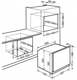 Духовой шкаф Смег SFP390X-1 фото 4 в Краснодаре Духовой шкаф Smeg SFP390X-1 фото 4 в Краснодаре