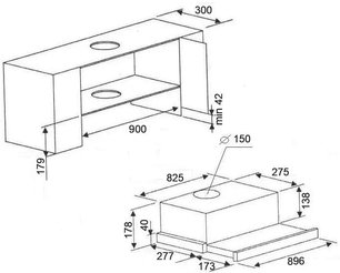 Встраиваемая вытяжка Kuppersberg SLIMLUX S 90 GW фото 4 в Краснодаре