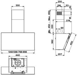 Вытяжка Фабер DAISY EG6 LED BK A80 фото 4 в Краснодаре Вытяжка Faber DAISY EG6 LED BK A80 фото 4 в Краснодаре