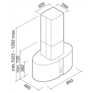 Вытяжка Фалмек Mirabilia isola 85 Fenice Vetro (800) ECP фото 3 в Краснодаре Вытяжка Falmec Mirabilia isola 85 Fenice Vetro (800) ECP фото 3 в Краснодаре
