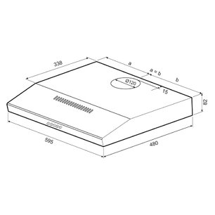 Вытяжка Krona BRIANA 600 WHITE PB фото 2 в Краснодаре Вытяжка Krona BRIANA 600 WHITE PB фото 2 в Краснодаре