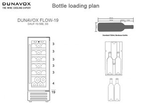 Встраиваемый винный шкаф Дунавокс DAUF-19.58C фото 2 в Краснодаре Встраиваемый винный шкаф Dunavox DAUF-19.58C фото 2 в Краснодаре