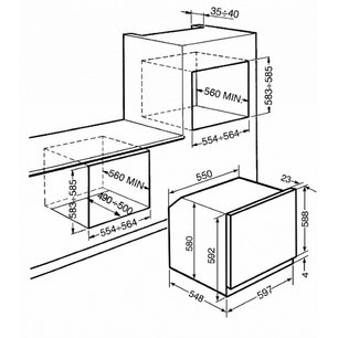 Духовой шкаф Смег SF800GVP фото 2 в Краснодаре Духовой шкаф Smeg SF800GVP фото 2 в Краснодаре