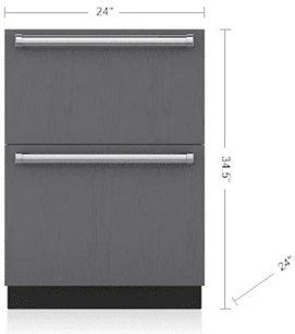 Встраиваемый морозильник SUB-ZERO ID24FI фото в Краснодаре