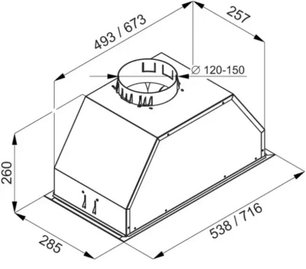 Встраиваемая вытяжка Маунфилд Urania 74 INOX фото 4 в Краснодаре Встраиваемая вытяжка Maunfeld Urania 74 INOX фото 4 в Краснодаре