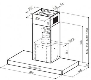 Вытяжка Фабер Look BRS X/V A90 фото 2 в Краснодаре Вытяжка Faber Look BRS X/V A90 фото 2 в Краснодаре