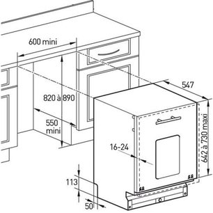 Посудомоечная машина Де Дитрих DVH 1054 J фото 3 в Краснодаре Посудомоечная машина De Dietrich DVH 1054 J фото 3 в Краснодаре