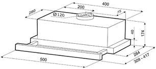 Вытяжка Krona KAMILLA 500 AIR 1W фото 2 в Краснодаре Вытяжка Krona KAMILLA 500 AIR 1W фото 2 в Краснодаре