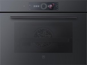 Духовой шкаф Фауцуг Combair V6000 45 C6T-21050 (черное стекло) фото в Краснодаре Духовой шкаф V-ZUG Combair V6000 45 C6T-21050 (черное стекло) фото в Краснодаре