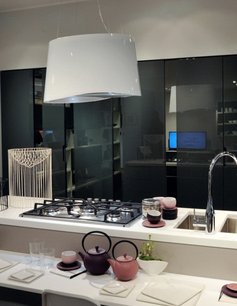 Вытяжка Falmec Mare isola 66 (450) (с системой E.ion) ECP white фото 3 в Краснодаре