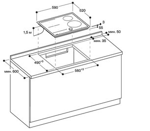 Индукционная варочная панель Гаггенау CI262104 фото 2 в Краснодаре Индукционная варочная панель Gaggenau CI262104 фото 2 в Краснодаре