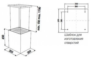 Островная вытяжка Kuppersbusch DI 3800.0 W5 Black Velvet фото 2 в Краснодаре
