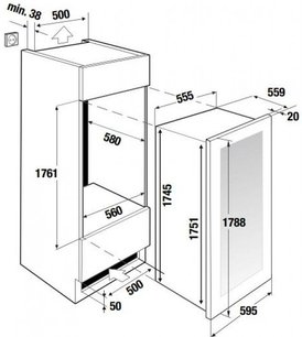 Встраиваемый холодильник для вина Kuppersbusch FWK 8850.0 S1 фото 4 в Краснодаре
