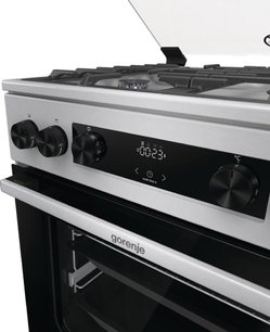 Комбинированная плита Горение GKS6C70XF фото 3 в Краснодаре Комбинированная плита Gorenje GKS6C70XF фото 3 в Краснодаре