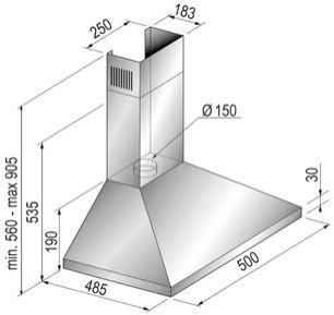 Вытяжка Кертинг KHC 5430 X фото 2 в Краснодаре Вытяжка Korting KHC 5430 X фото 2 в Краснодаре