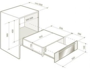 Подогреватель Де Дитрих DWD 1114 X фото 2 в Краснодаре Подогреватель De Dietrich DWD 1114 X фото 2 в Краснодаре