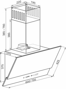 Вытяжка  Кайзер AT 6410 F Glass Eco фото 4 в Краснодаре Вытяжка  Kaiser AT 6410 F Glass Eco фото 4 в Краснодаре