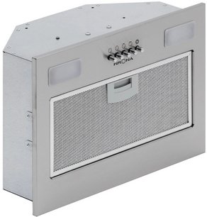 Встраиваемая вытяжка Krona Кейт 400 нержавеющая сталь, кнопочная (Kate 400 Inox PB) фото 2 в Краснодаре