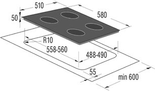 Варочная поверхность Кертинг HI 6402 X фото 2 в Краснодаре Варочная поверхность Korting HI 6402 X фото 2 в Краснодаре