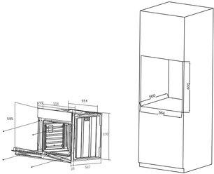 Духовой шкаф Хайер HOX-P06HGW фото 3 в Краснодаре Духовой шкаф Haier HOX-P06HGW фото 3 в Краснодаре