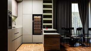 Встраиваемый винный шкаф Мэйвел MV66-KBB1 фото 2 в Краснодаре Встраиваемый винный шкаф Meyvel MV66-KBB1 фото 2 в Краснодаре