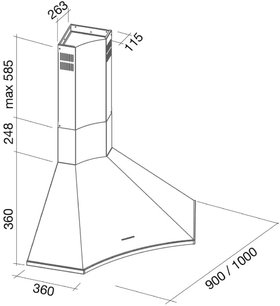 Вытяжка Фалмек Elios ANG ix (600) S фото 4 в Краснодаре Вытяжка Falmec Elios ANG ix (600) S фото 4 в Краснодаре