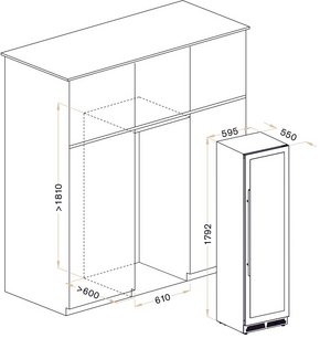 Винный шкаф Мэйвел MV98-KST3 Slim фото 4 в Краснодаре Винный шкаф Meyvel MV98-KST3 Slim фото 4 в Краснодаре