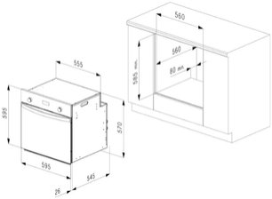 Духовой шкаф Кертинг OKB 582 CSX PRO фото 4 в Краснодаре Духовой шкаф Korting OKB 582 CSX PRO фото 4 в Краснодаре