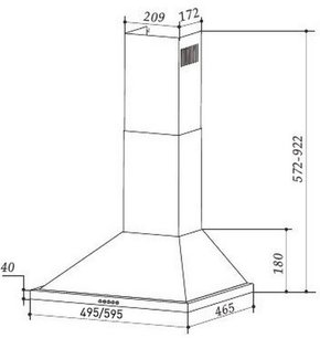 Кухонная вытяжка MAUNFELD Line T 50 белый фото 4 в Краснодаре Кухонная вытяжка MAUNFELD Line T 50 белый фото 4 в Краснодаре