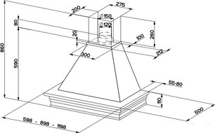 Вытяжка Фабер RANCH 90 Spatolato SC H-EP корпус венецианская штукатурка фото 3 в Краснодаре Вытяжка Faber RANCH 90 Spatolato SC H-EP корпус венецианская штукатурка фото 3 в Краснодаре