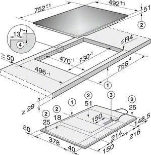 Индукционная панель Миле KM 6349 BRWS фото 2 в Краснодаре Индукционная панель Miele KM 6349 BRWS фото 2 в Краснодаре