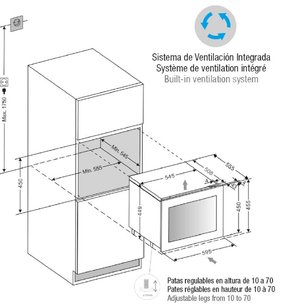 Встраиваемый винный шкаф Пандо PVMAVP 45-16CRL W фото 2 в Краснодаре Встраиваемый винный шкаф Pando PVMAVP 45-16CRL W фото 2 в Краснодаре