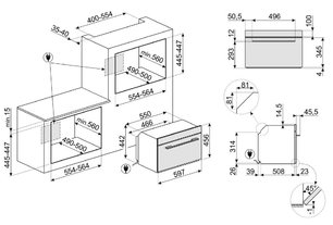 Духовой шкаф Смег SF4104WMCS фото 4 в Краснодаре Духовой шкаф Smeg SF4104WMCS фото 4 в Краснодаре