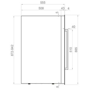 Встраиваемый винный шкаф Pando PVMAV 88-49XR фото 4 в Краснодаре