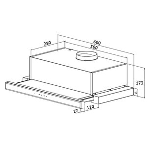 Встраиваемая вытяжка с выдвижным экраном Кертинг KHP 6670 GN фото 4 в Краснодаре Встраиваемая вытяжка с выдвижным экраном Korting KHP 6670 GN фото 4 в Краснодаре