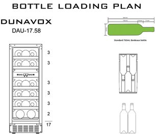 Винный шкаф Дунавокс DAU-17.58DSS фото 4 в Краснодаре Винный шкаф Dunavox DAU-17.58DSS фото 4 в Краснодаре