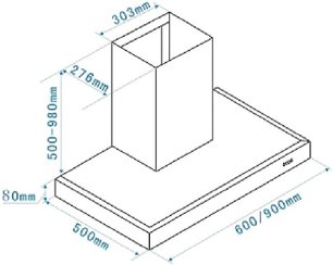 Настенная вытяжка Брандт AD1516X фото 4 в Краснодаре Настенная вытяжка Brandt AD1516X фото 4 в Краснодаре